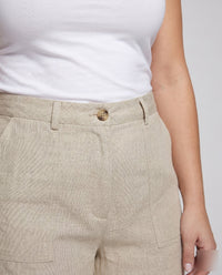 Nessa Linen Shorts with Pockets