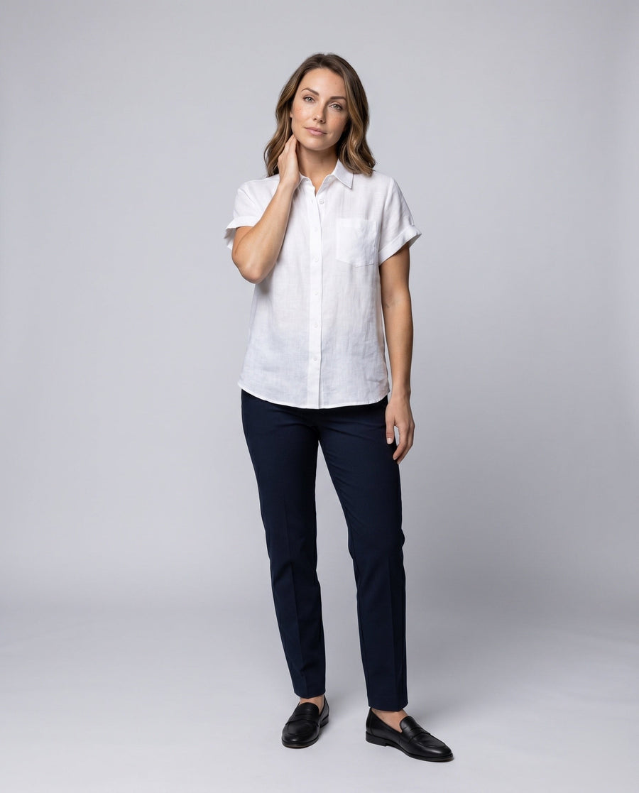 Neve Airy Linen Blouse