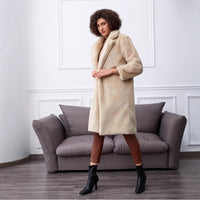 Neve Elegant Coat with Pockets