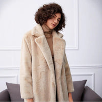 Neve Elegant Coat with Pockets