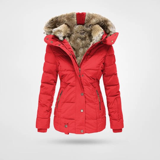 Neve Elegant Jacket in Red