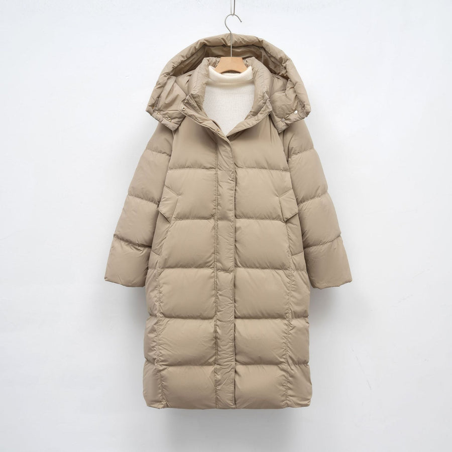 Neve Jacket with Hood in Khaki