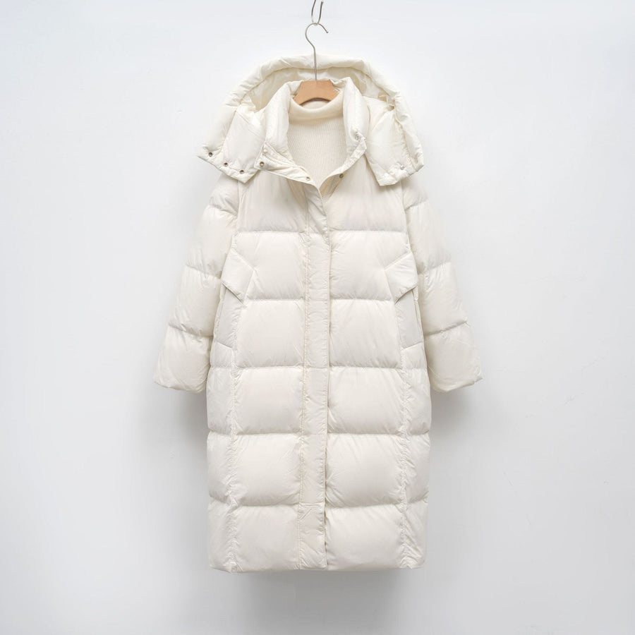 Neve Jacket with Hood in White