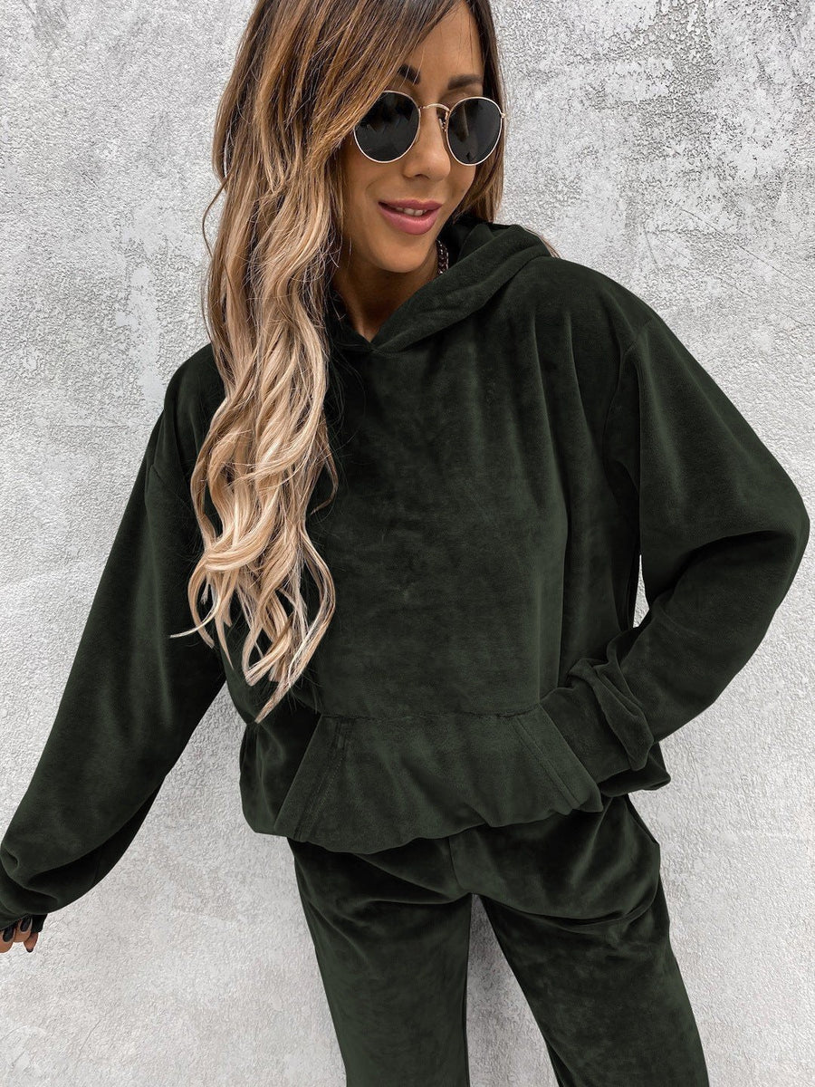 Neve Set in Olive Green