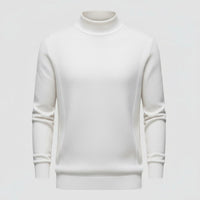Nico Elegant Cotton Sweater in White