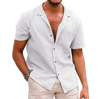 Nico Linen Shirt in Light Blue