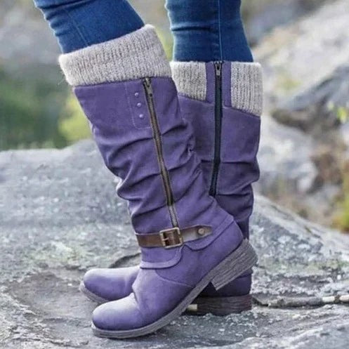 Nico Orthopaedic Boots in Purple