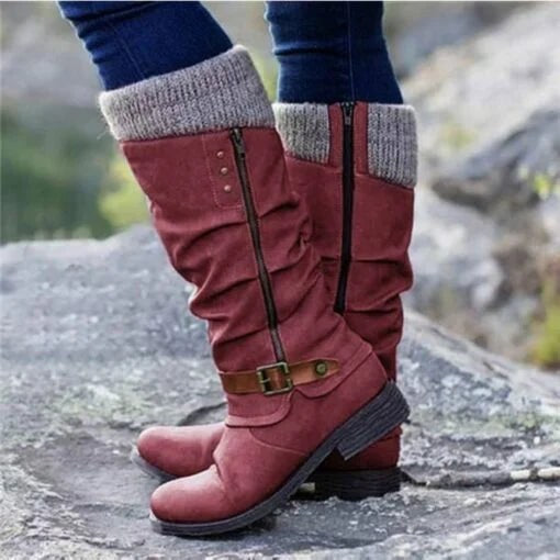 Nico Orthopaedic Boots in Red