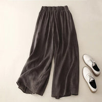 Nicole™ Elegant Loose Waistband Pants in Gray
