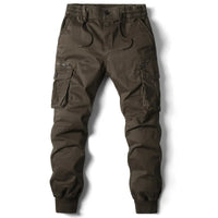 Niel | Men's Multi Pocket Ribbed Cuff Cargo Joggers