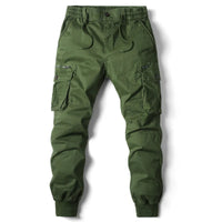 Niel | Men's Multi Pocket Ribbed Cuff Cargo Joggers