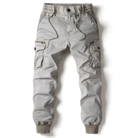 Niel | Men's Multi Pocket Ribbed Cuff Cargo Joggers