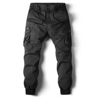 Niel | Men's Multi Pocket Ribbed Cuff Cargo Joggers