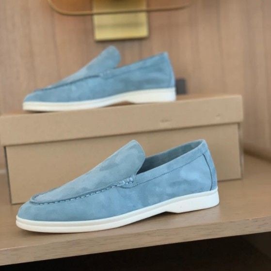 Niels Loafers in Light Blue