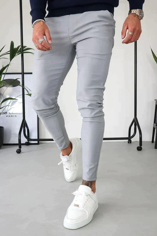 Niels Trousers in Light Grey