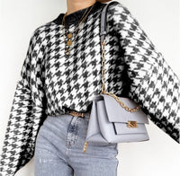 Nina Casual Sweater in Black