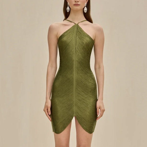 Nina Elegant Dress with Side Split
