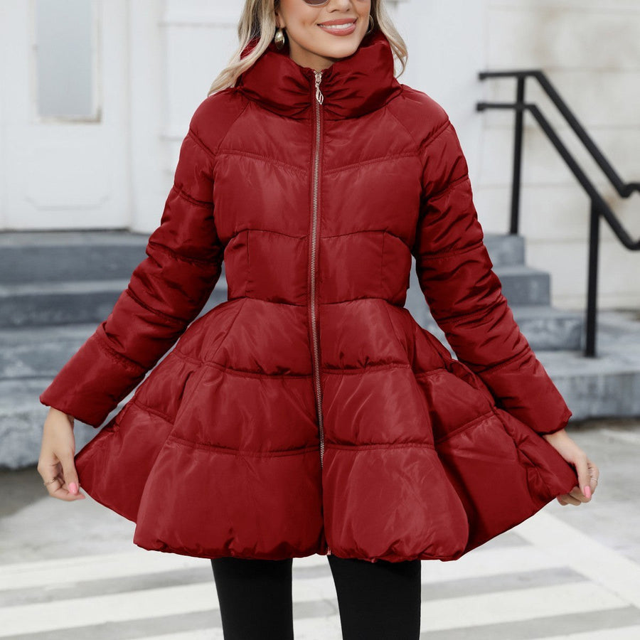 Nina Jacket in Wine Red