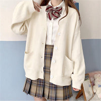 Nina Knit Cardigan with V-Neck and Pockets