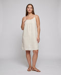 Nina Linen Dress with Pleated