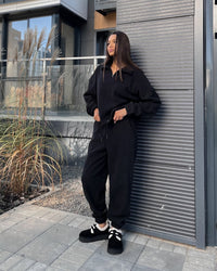 Nina Suit with Pockets in Black