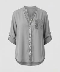 Noa Blouse in Grey