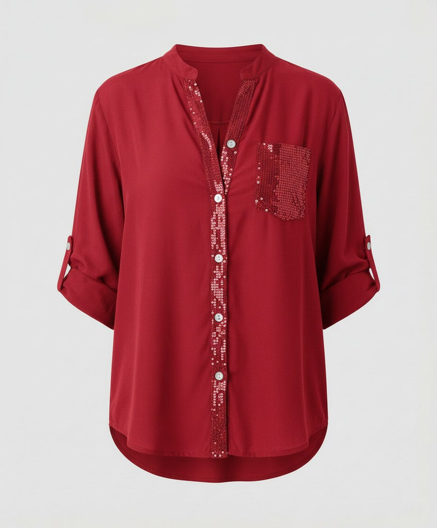 Noa Blouse in Red
