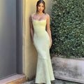 Noa Elegant Evening Dress with Long Sleeve