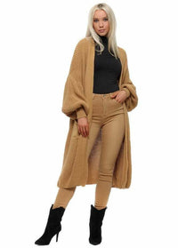 Noa Knit Cardigan with Pockets in Khaki