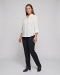Noa Linen Blouse with Embroidery