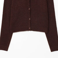 Noa Wool Cardigan in Brown