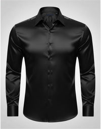 Noah Elegant Shirt in Black