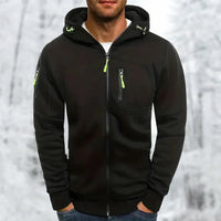 Noah Jacket with Hood in Black