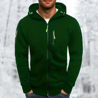 Noah Jacket with Hood in Green