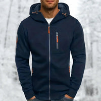Noah Jacket with Hood in Navy