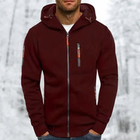 Noah Jacket with Hood in Red