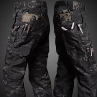 Noah Trousers in Camo Black