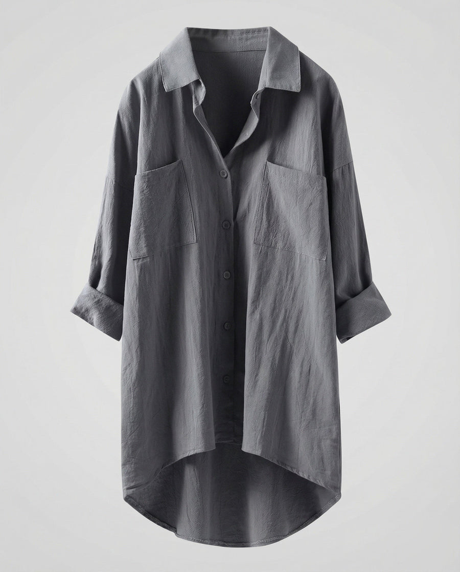 Noelle Blouse in Grey