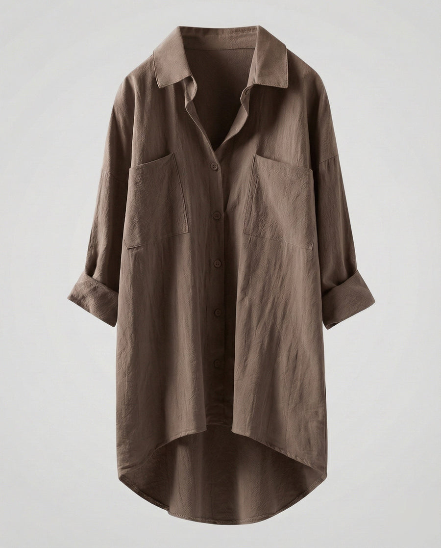 Noelle Blouse in Khaki