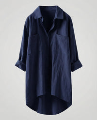 Noelle Blouse in Navy