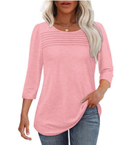 Noelle Elegant Top in Pink