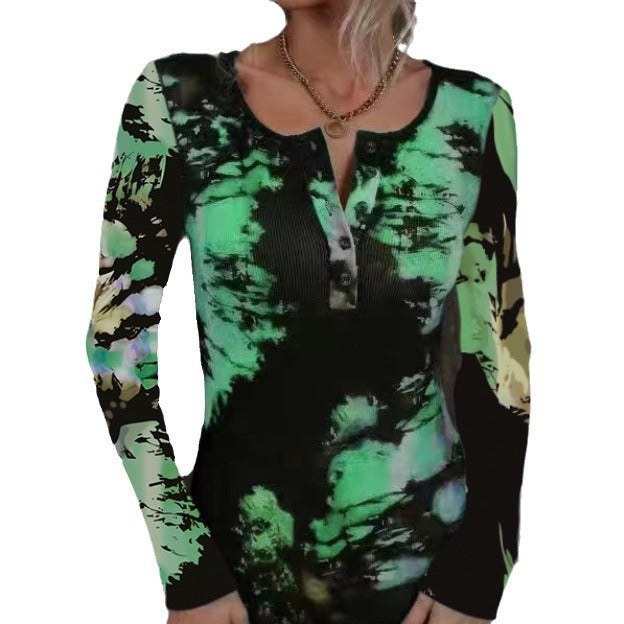 Noelle Shirt with Long Sleeve in Dark Purple