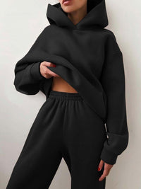 Noelle Suit with Oversized in Black