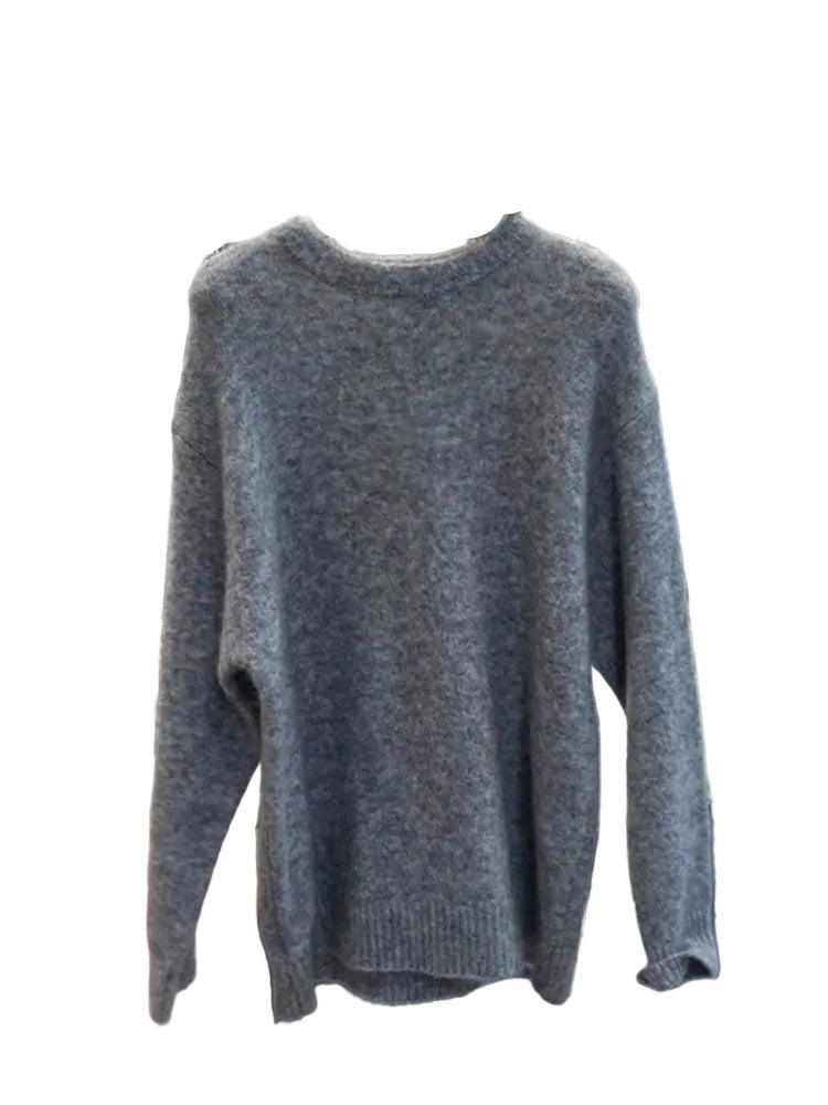 Noelle Sweater in Light Grey