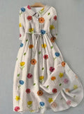 Noelle™ Floral Button-Up Dress