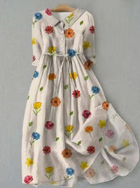 Noelle™ Floral Button-Up Dress in Multicoloured