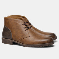 Nolan Leather Boots in Brown