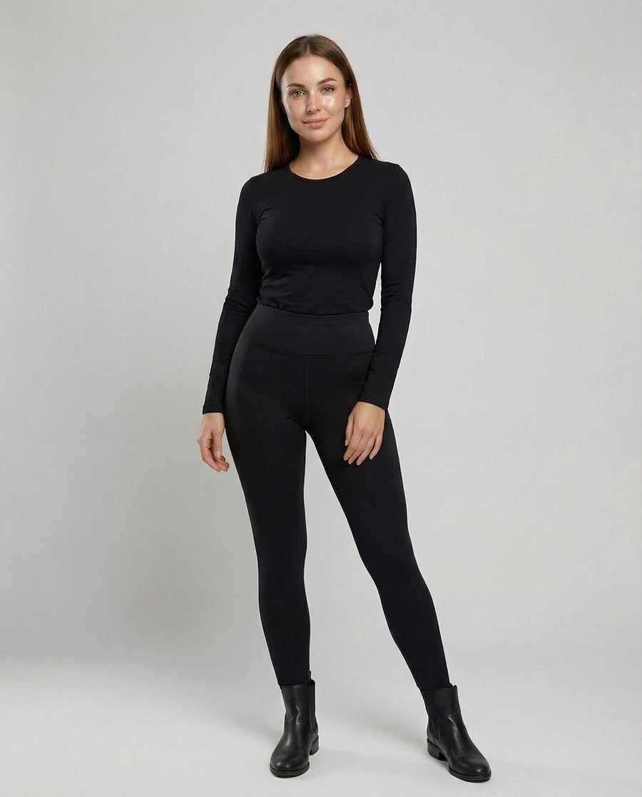 Nora Warm Leggings in Black