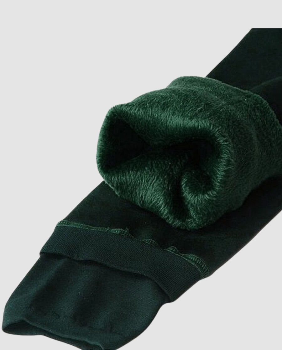 Nora Warm Leggings in Green