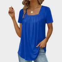 Norma™ Airy Summer Blouse in Blue